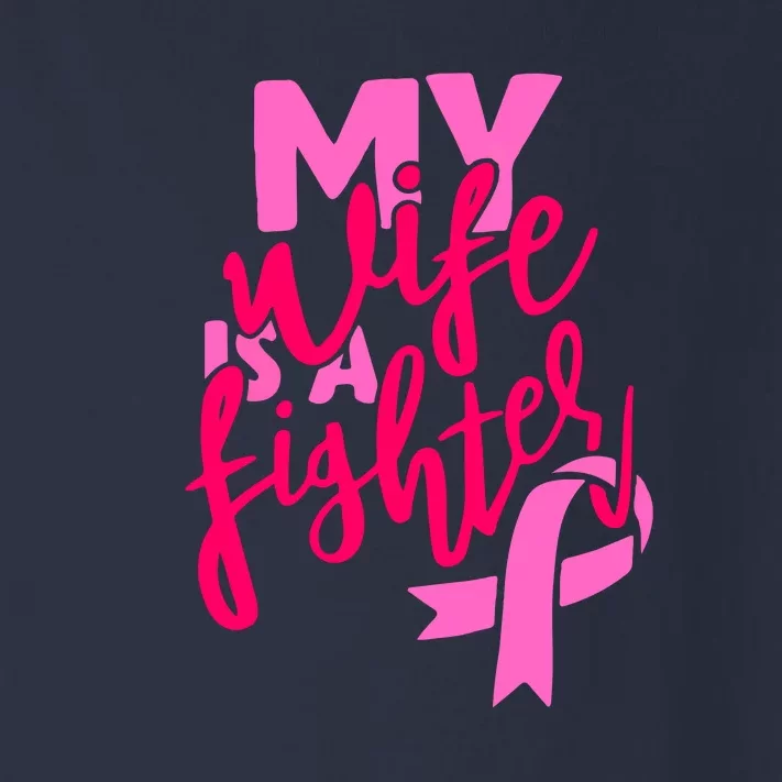 My Best Wife Is A Fighter For Breast Cancer Awareness Gift Toddler Long Sleeve Shirt