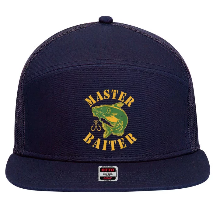 Master Baiter Wels Catfish Hunter 7 Panel Mesh Trucker Snapback Hat