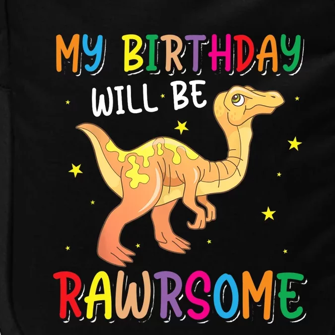 My Birthday Will Be Rawrsome Gallimimus Impact Tech Backpack