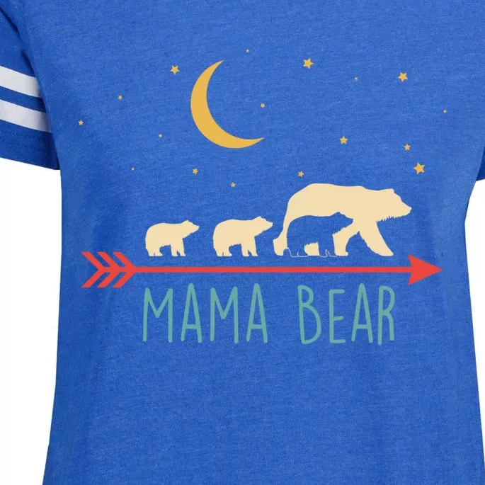 Mama Bear With 3 Cubs Gift Mama Bear Hooded Meaningful Gift Enza