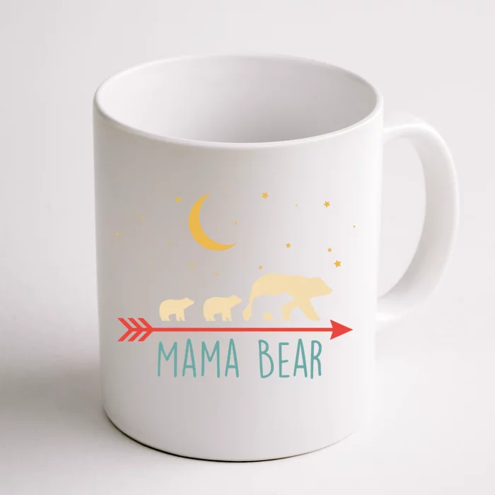 Mama Bear With 3 Cubs Gift Mama Bear Hooded Meaningful Gift Enza