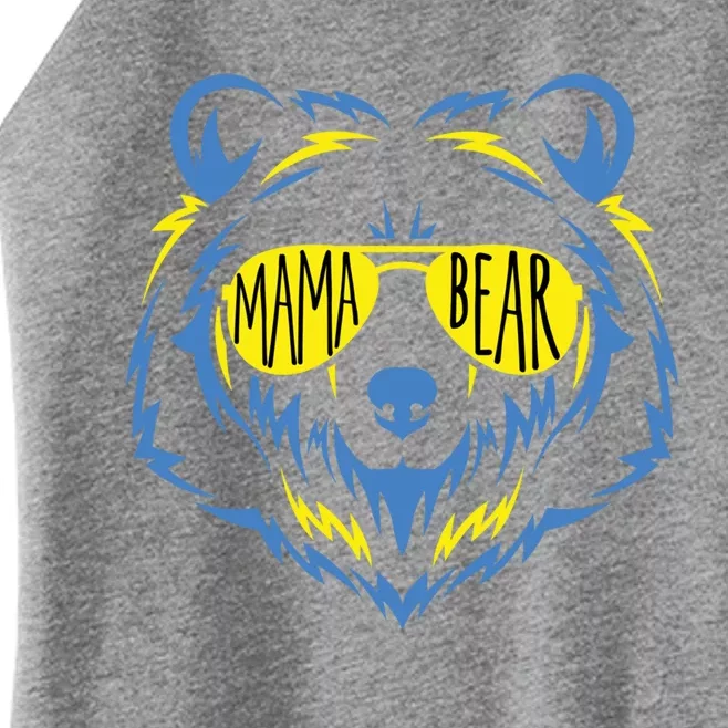 Mama Bear World Down Syndrome Awareness Day T21 Gift Women’s Perfect Tri Rocker Tank