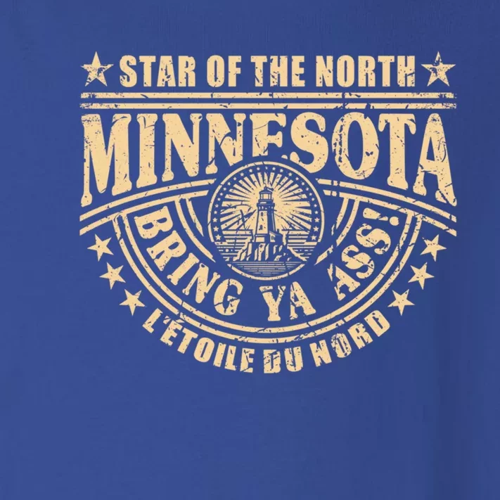 Minnesota Bring Ya Ass Minnesota Souvenir Bring Ya Ass Fun Cute Gift Toddler Long Sleeve Shirt