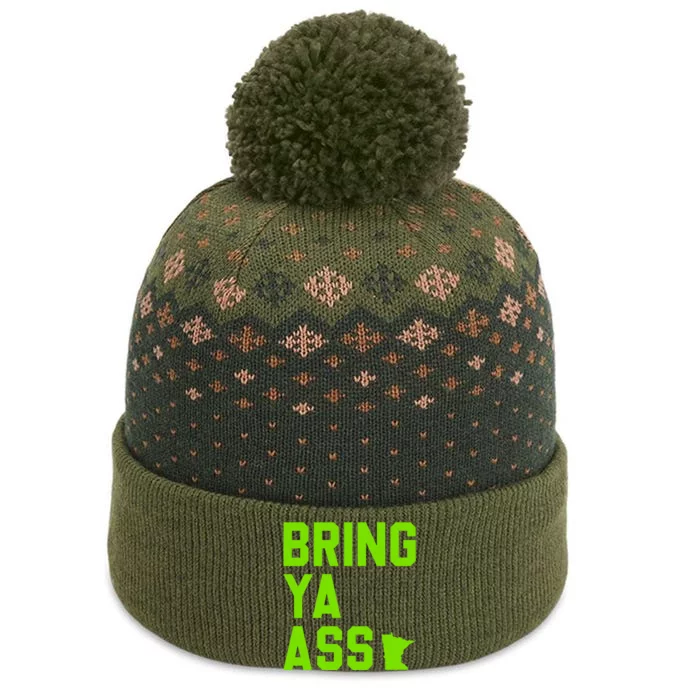 Minnesota Bring Ya Ass The Baniff Cuffed Pom Beanie