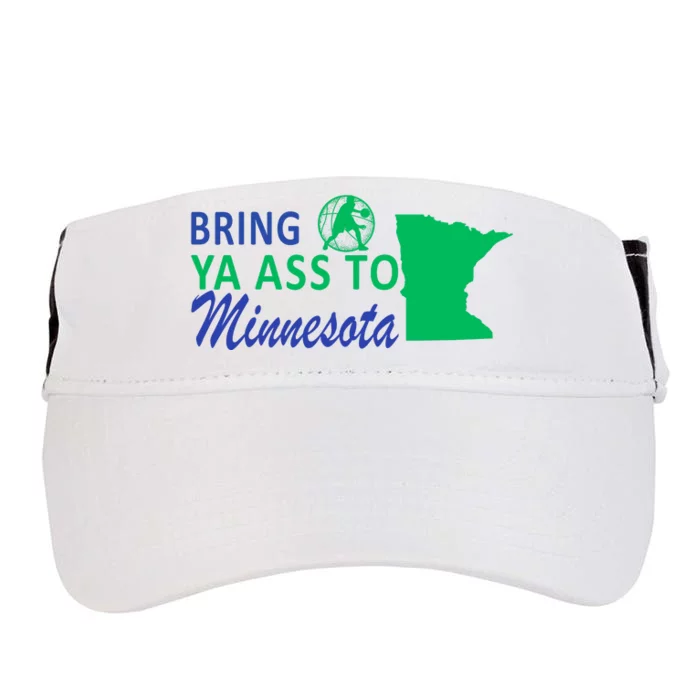 Minnesota Bring Ya Ass Adult Drive Performance Visor