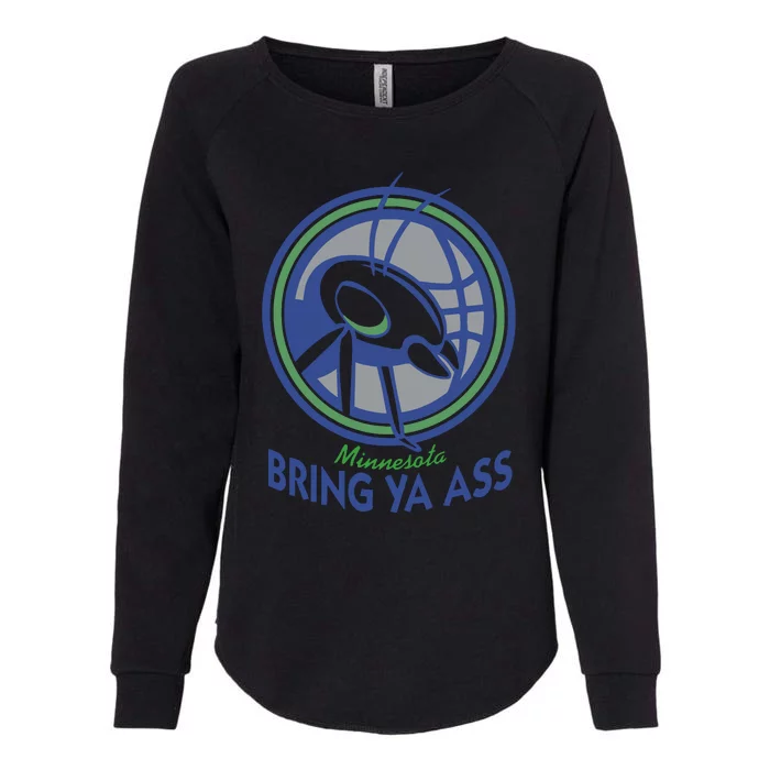 Minnesota Bring Ya Ass Womens California Wash Sweatshirt