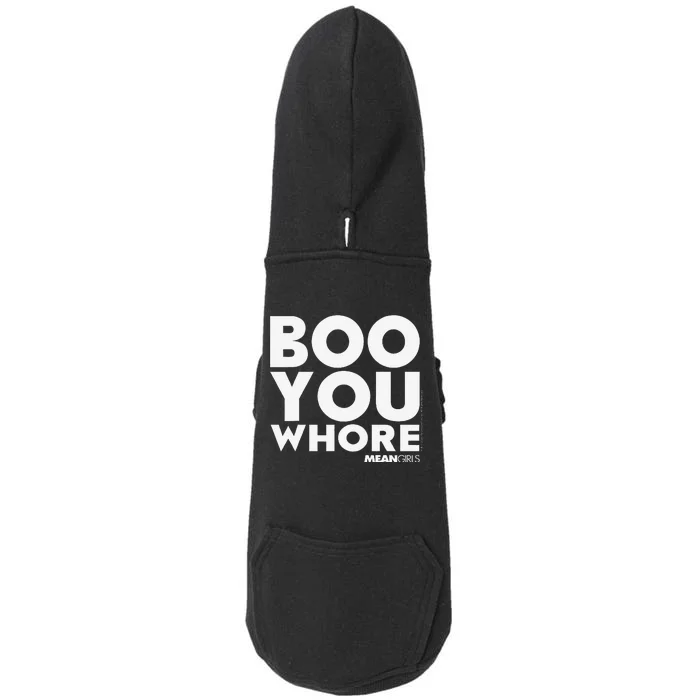 Mean Boo You Whore Doggie 3-End Fleece Hoodie