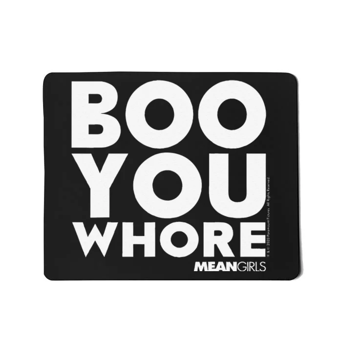 Mean Boo You Whore Mousepad