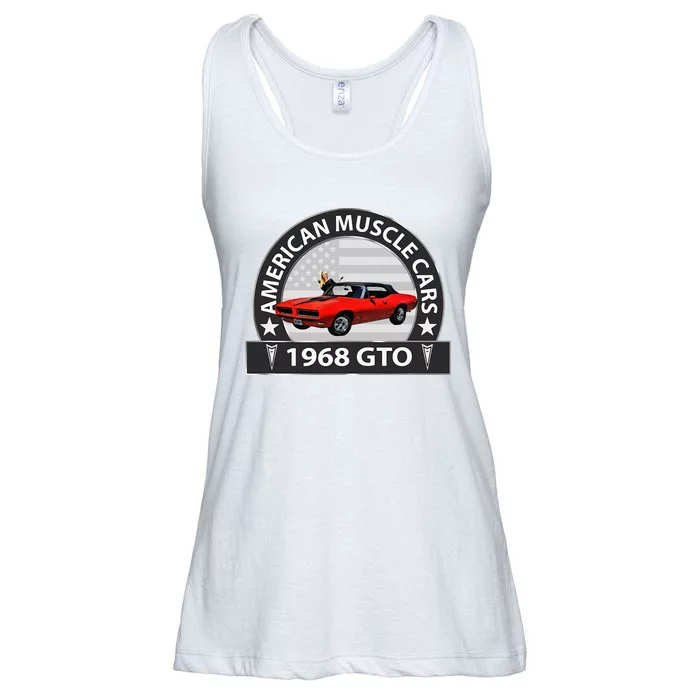 MUSCLE CARS 1968 GTO VINTAGE CARS CLASSIC CARS 1960S Ladies Essential Flowy Tank