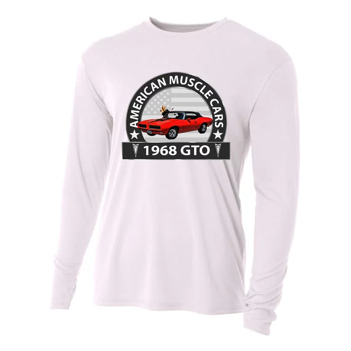 MUSCLE CARS 1968 GTO VINTAGE CARS CLASSIC CARS 1960S Cooling Performance Long Sleeve Crew