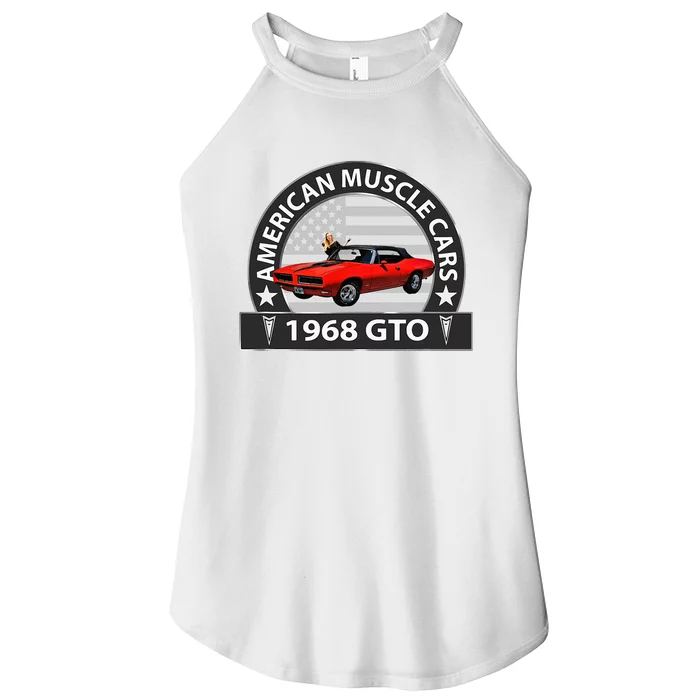 MUSCLE CARS 1968 GTO VINTAGE CARS CLASSIC CARS 1960S Women’s Perfect Tri Rocker Tank