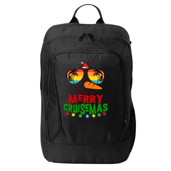 Merry Cruisemas 2025 Christmas Santa Snowman Cruise City Backpack