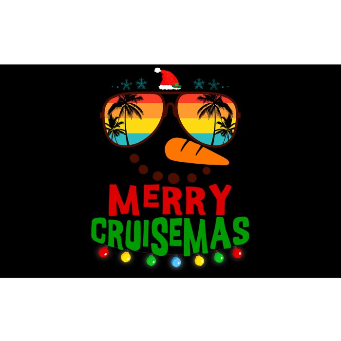 Merry Cruisemas 2025 Christmas Santa Snowman Cruise Bumper Sticker