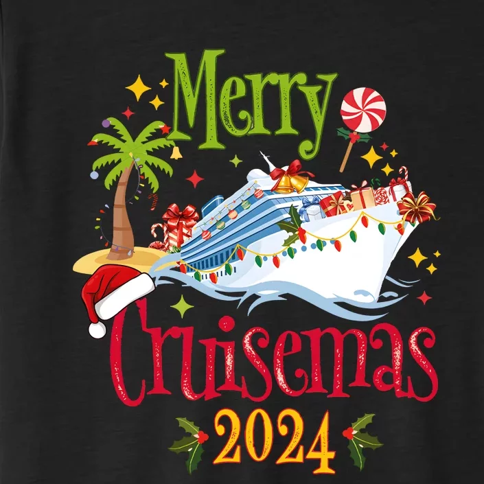 Merry Cruisemas 2024 Family Cruise Group ChromaSoft Performance T-Shirt