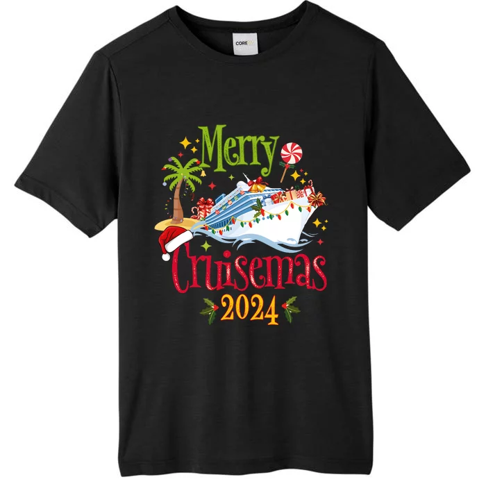 Merry Cruisemas 2024 Family Cruise Group ChromaSoft Performance T-Shirt