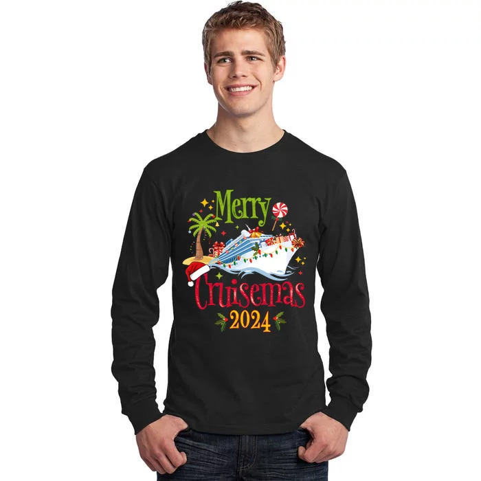 Merry Cruisemas 2024 Family Cruise Group Tall Long Sleeve T-Shirt