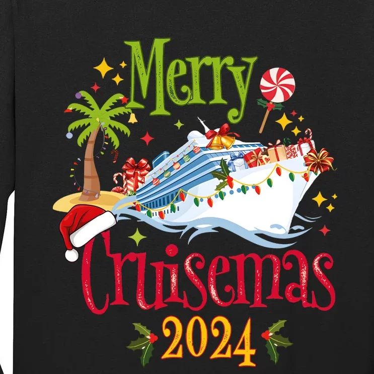 Merry Cruisemas 2024 Family Cruise Group Tall Long Sleeve T-Shirt