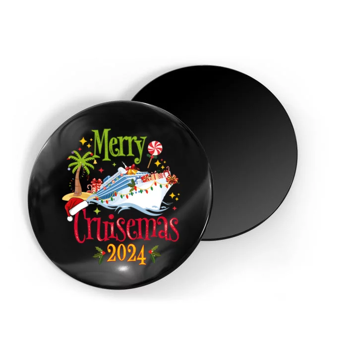 Merry Cruisemas 2024 Family Cruise Group Magnet