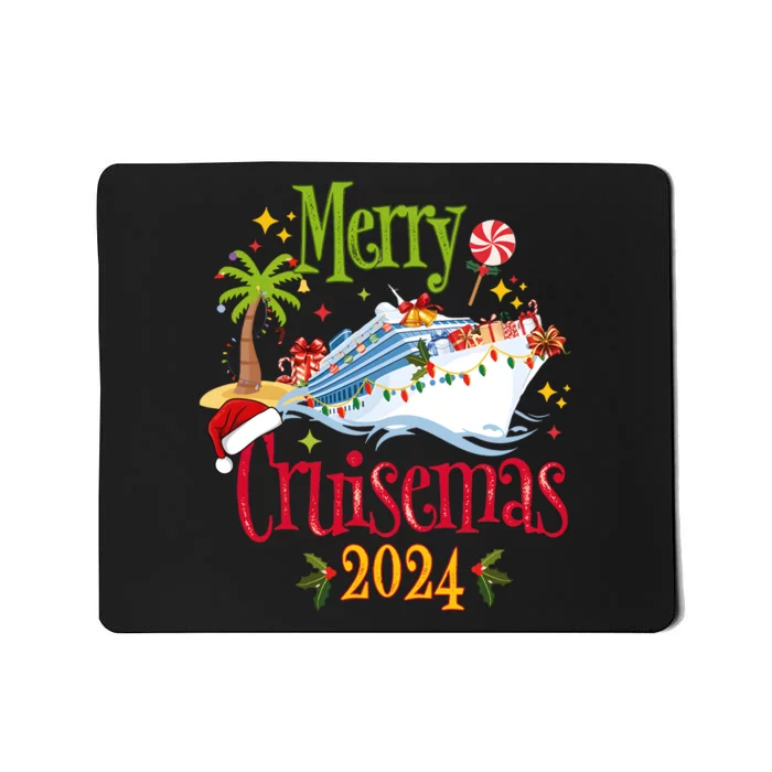 Merry Cruisemas 2024 Family Cruise Group Mousepad