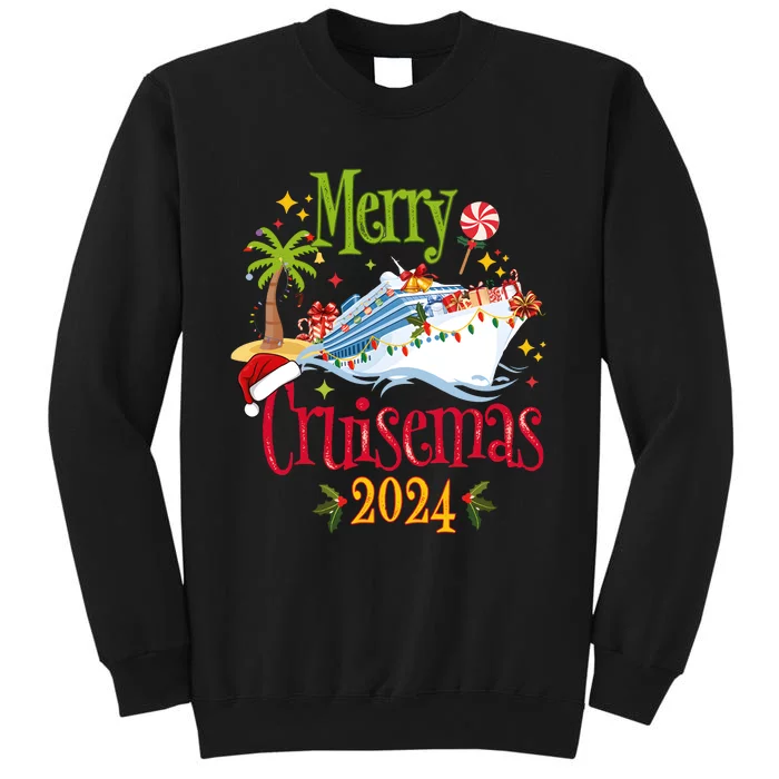 Merry Cruisemas 2024 Family Cruise Group Tall Sweatshirt