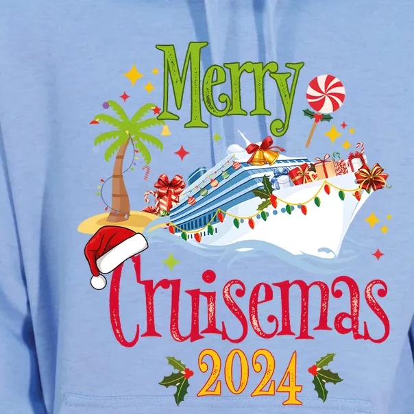 Merry Cruisemas 2024 Family Cruise Group Unisex Surf Hoodie