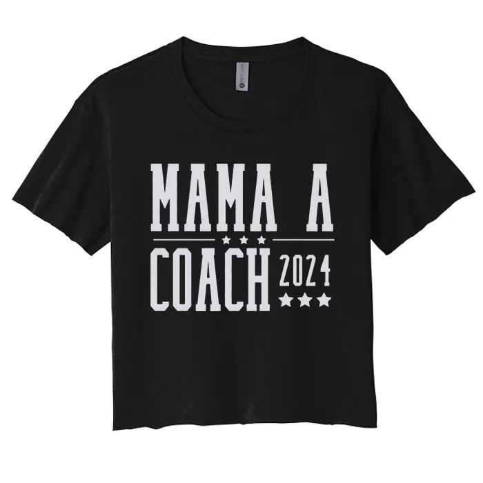 Mamala Coach 2024 Harris Walz Women's Crop Top Tee