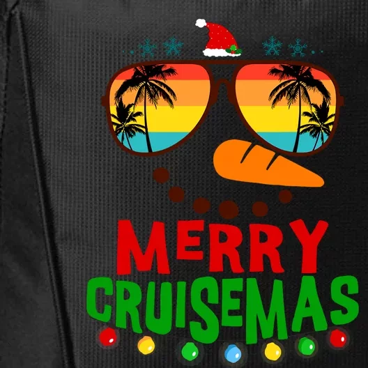 Merry Cruisemas 2025 Christmas Santa Snowman Cruise City Backpack