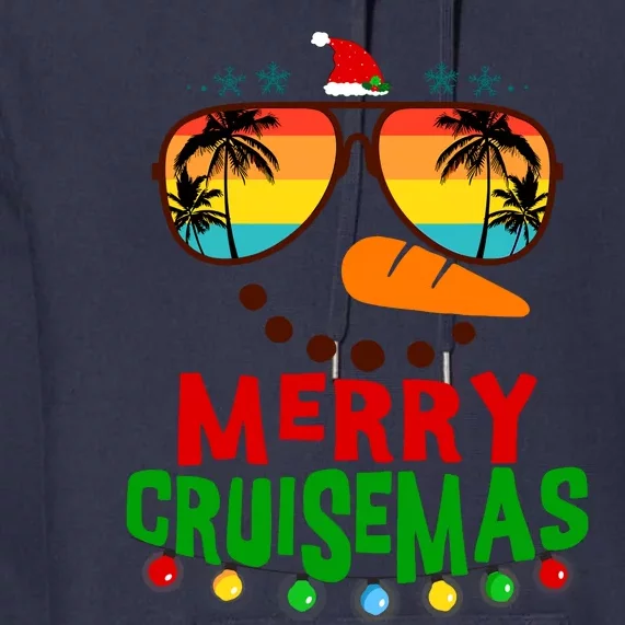 Merry Cruisemas 2025 Christmas Santa Snowman Cruise Premium Hoodie