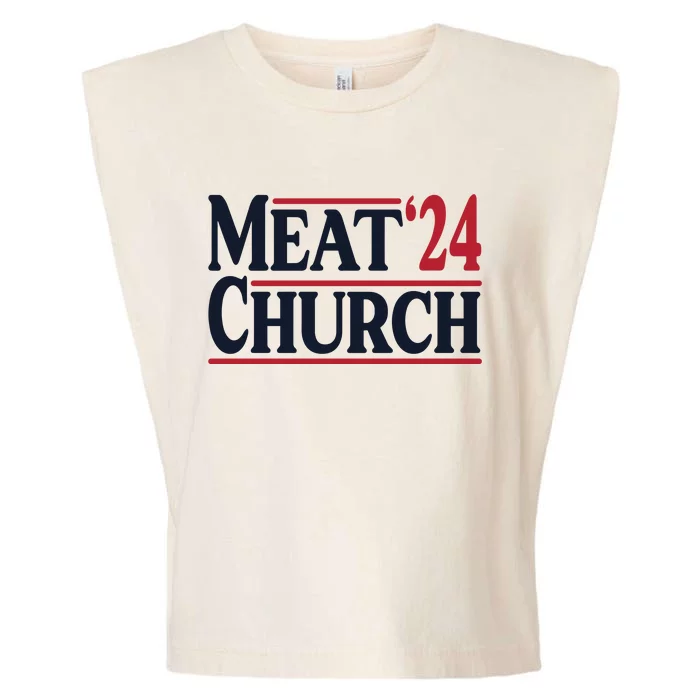 Meat Church 24 Garment-Dyed Women's Muscle Tee