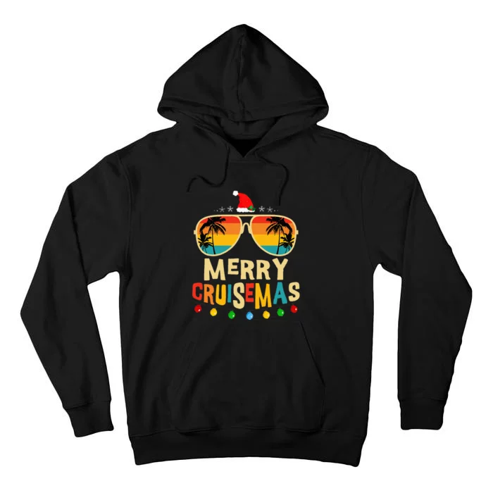 Merry Cruisemas 2025 Christmas Santa Reindeer Cruise Tall Hoodie