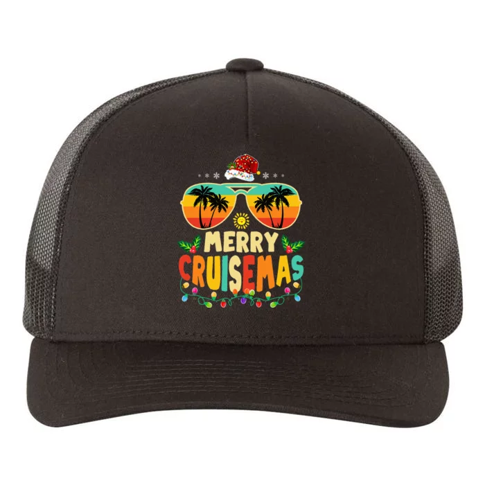 Merry Cruisemas 2024 Christmas Santa Reindeer Cruise Yupoong Adult 5-Panel Trucker Hat