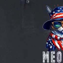 MEOWICA Cat 4th July Sunglasses Merica Cat American Flag Softstyle Adult Sport Polo