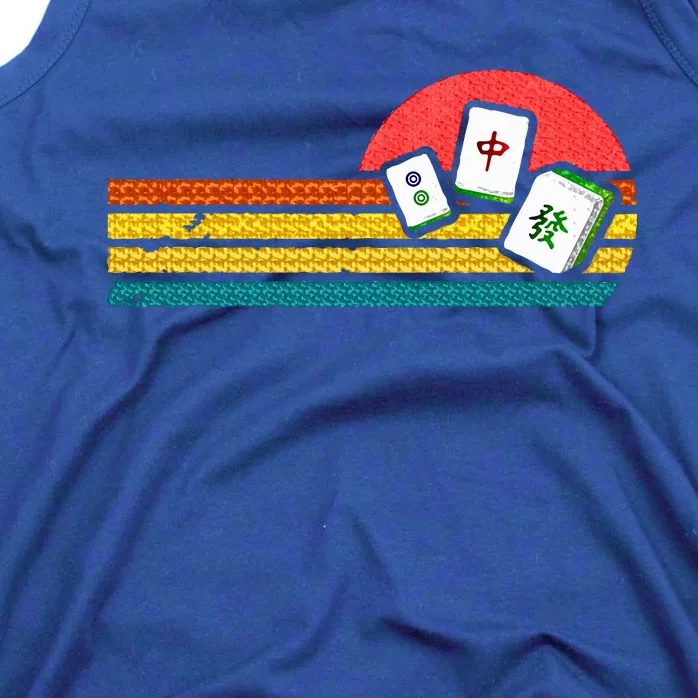 Mahjong Chinese 80s Tank Top