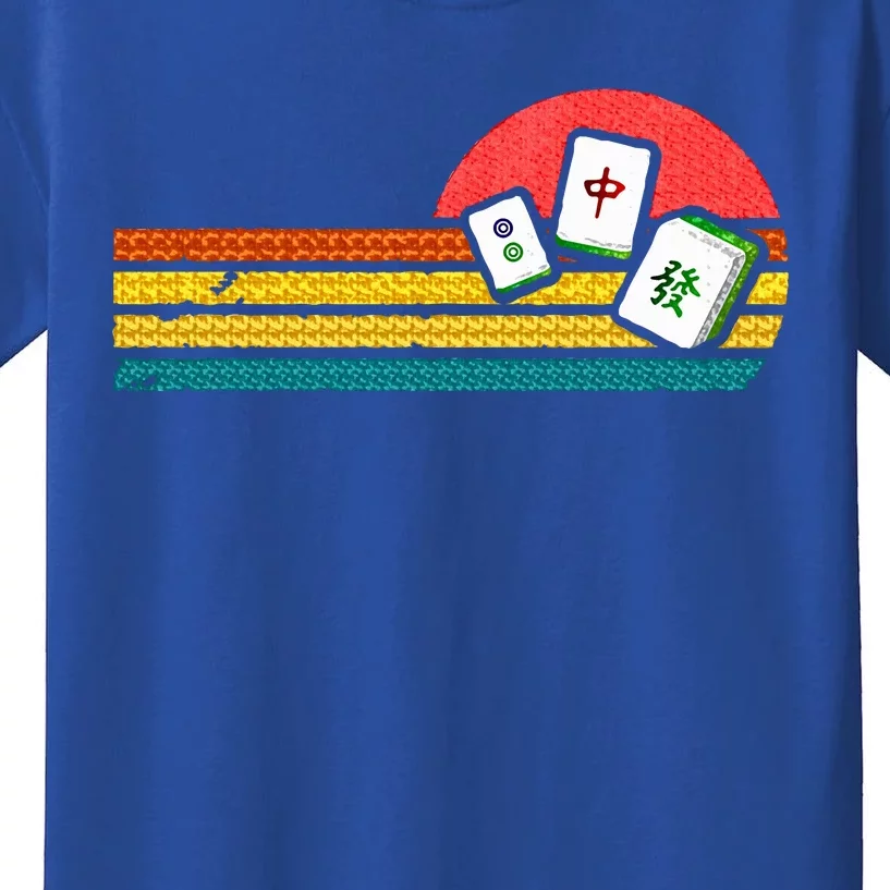 Mahjong Chinese 80s Kids T-Shirt