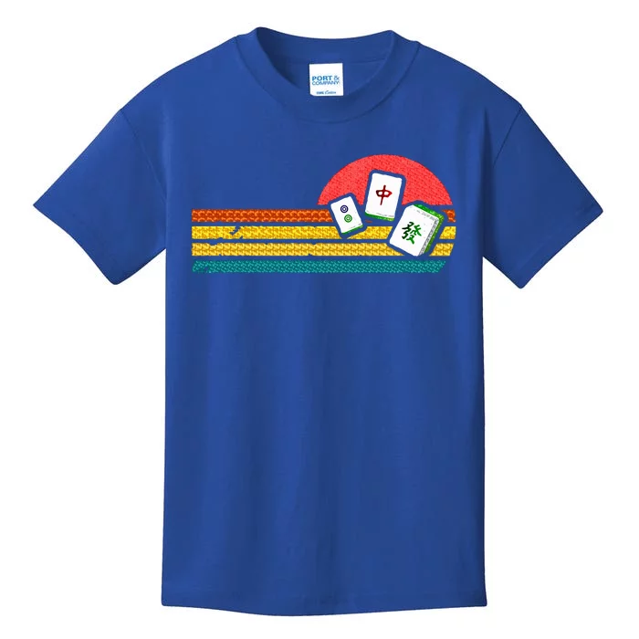 Mahjong Chinese 80s Kids T-Shirt