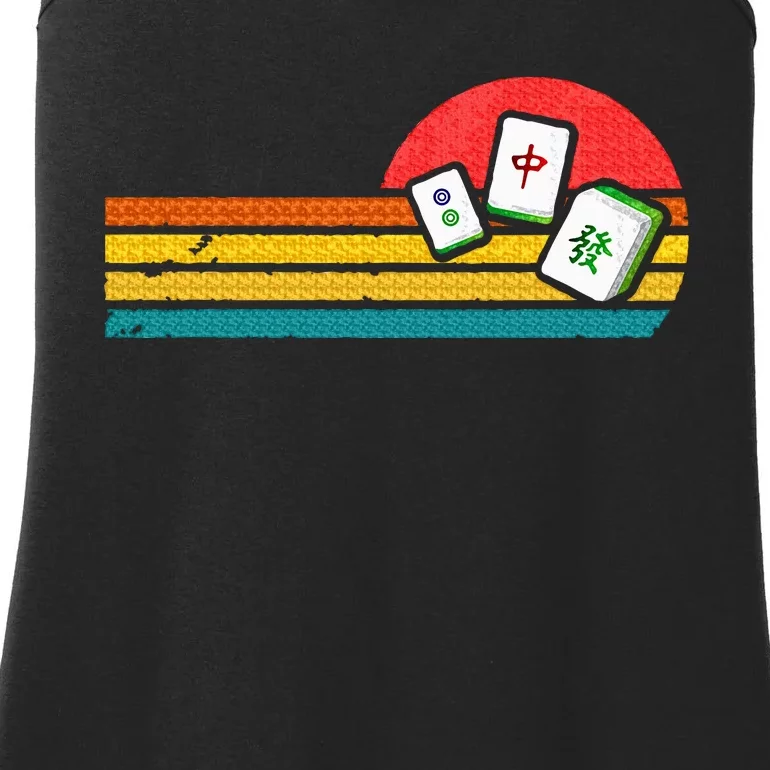 Mahjong Chinese 80s Retro Mah Jongg Ladies Essential Tank