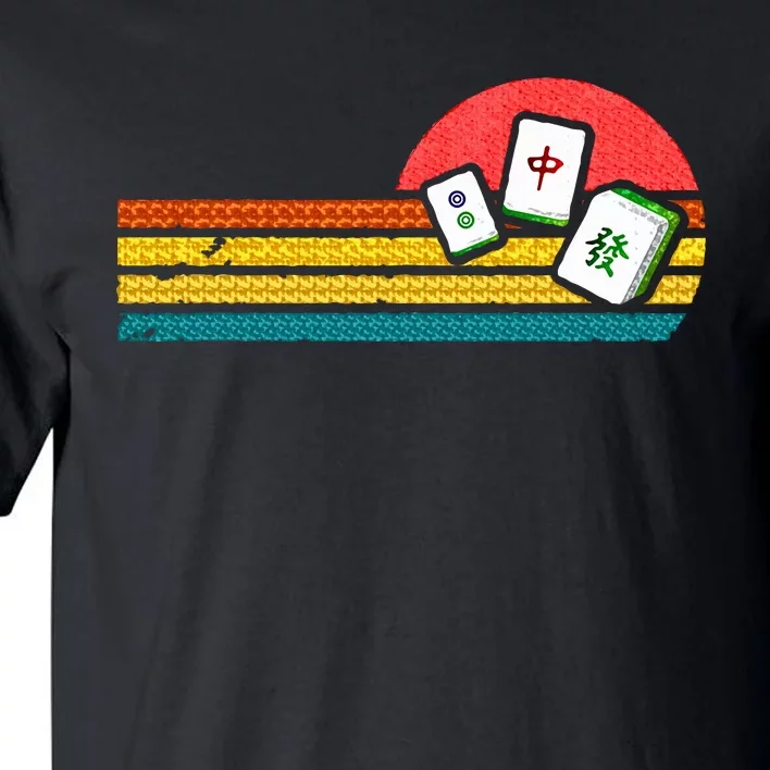 Mahjong Chinese 80s Retro Mah Jongg Tall T-Shirt