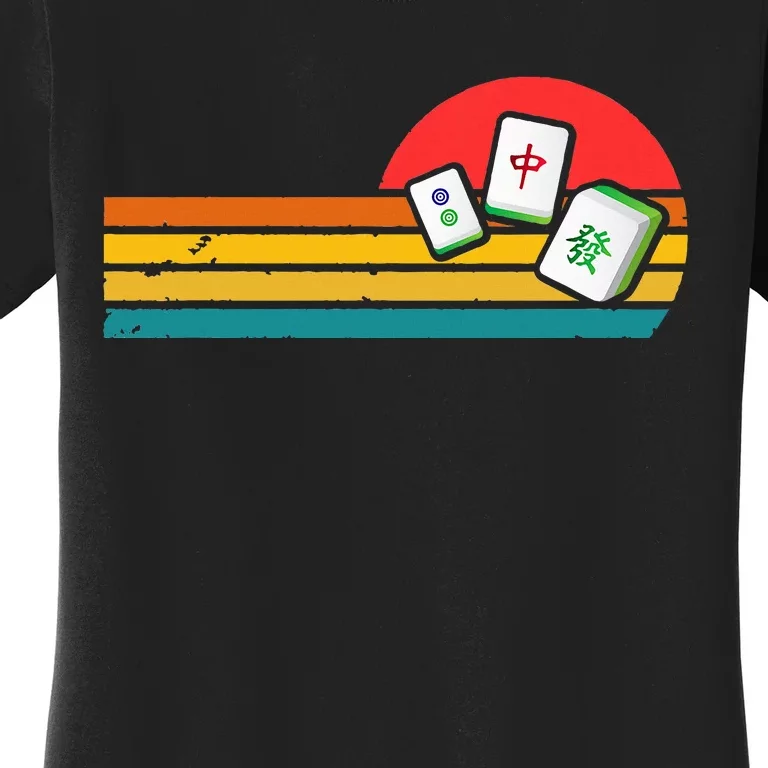 Mahjong Chinese 80s Retro Mah Jongg Women's T-Shirt