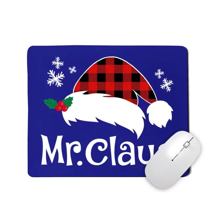 Mr Claus And Mrs Claus Funny Christmas Matching Couple Xmas Funny Gift Mousepad