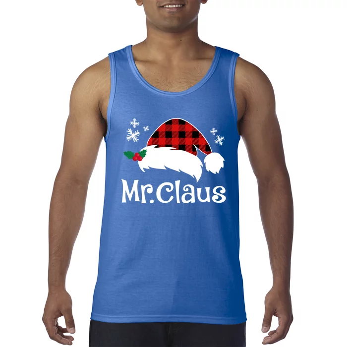 Mr Claus And Mrs Claus Funny Christmas Matching Couple Xmas Funny Gift Tank Top