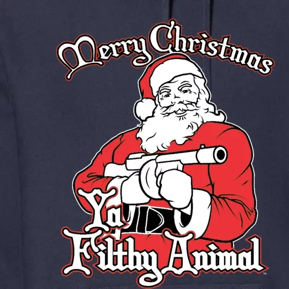 Merry Christmas Animal Filthy Ya Ugly Sweater Style Matching Premium Hoodie