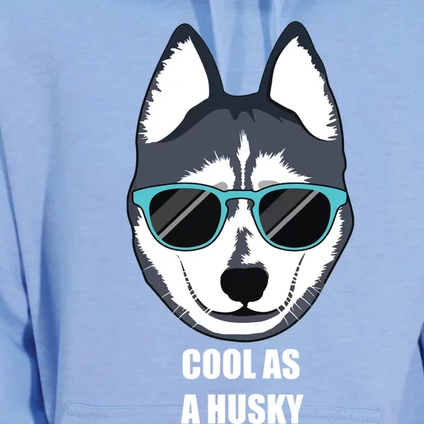 Malamute Cool As A Siberian Husky With Sunglasses Unisex Surf Hoodie