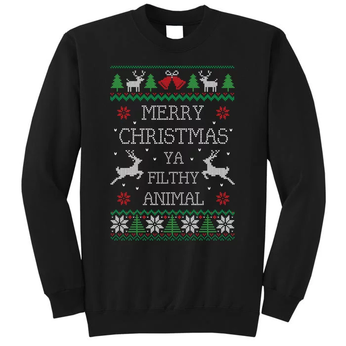 Merry Christmas Animal Filthy Ya Sweatshirt