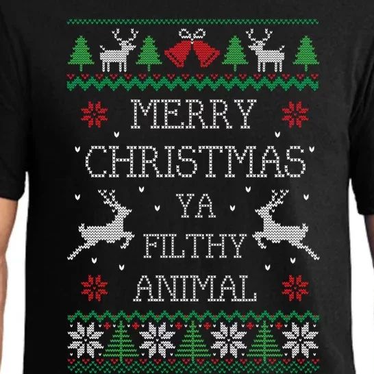 Merry Christmas Animal Filthy Ya Pajama Set