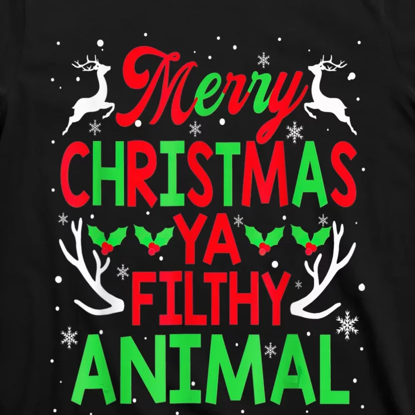 Merry Christmas Animal Filthy Ya  Wo Kid T-Shirt