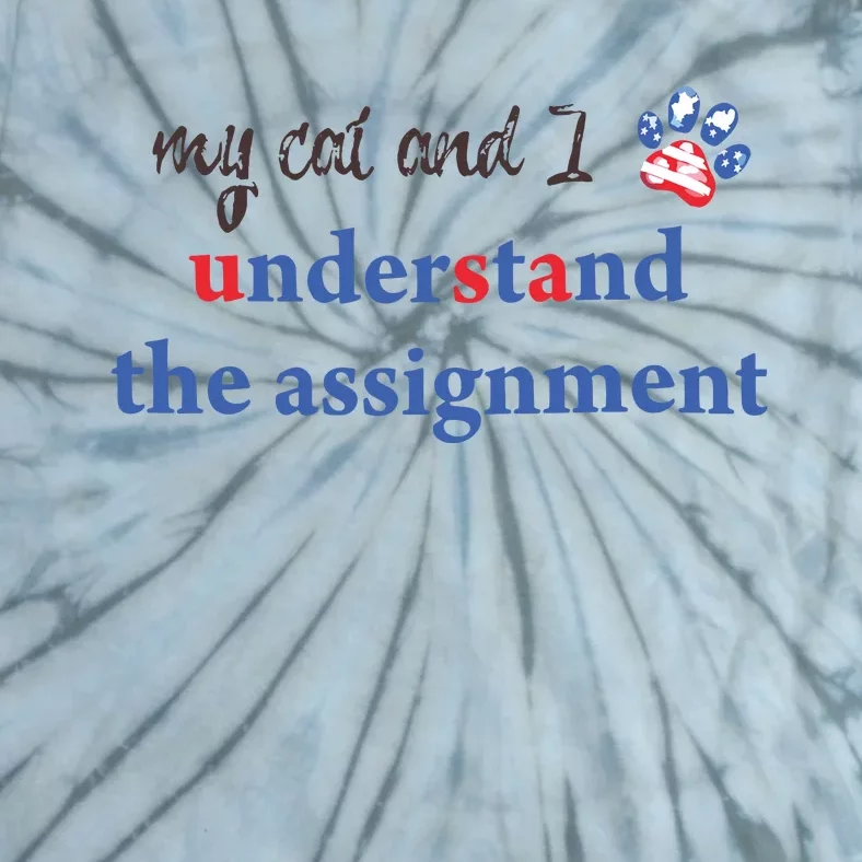 My Cat And I Understand The Assignment Tie-Dye T-Shirt