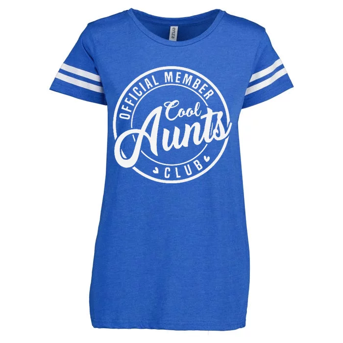 Member Cool Aunts Club Funny Auntie Mothers Day Enza Ladies Jersey Football T-Shirt