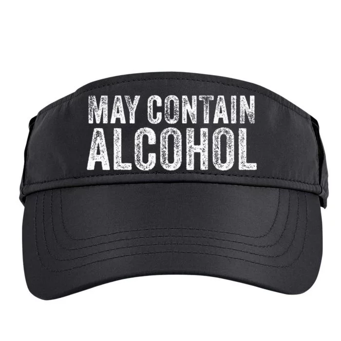 May Contain Alcohol Drinking Beer Tasting Funny Adult Drive Performance Visor