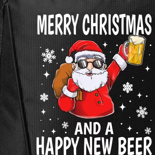 Merry Christmas And A Happy New Beer Ing Fun Christmas Gift City Backpack