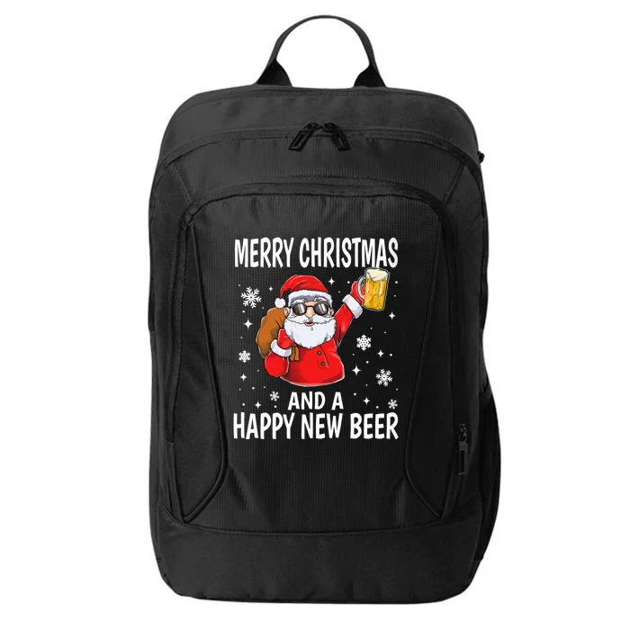 Merry Christmas And A Happy New Beer Ing Fun Christmas Gift City Backpack